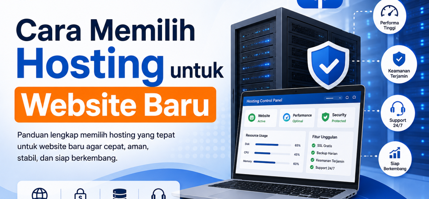 cara memilih hosting untuk website baru