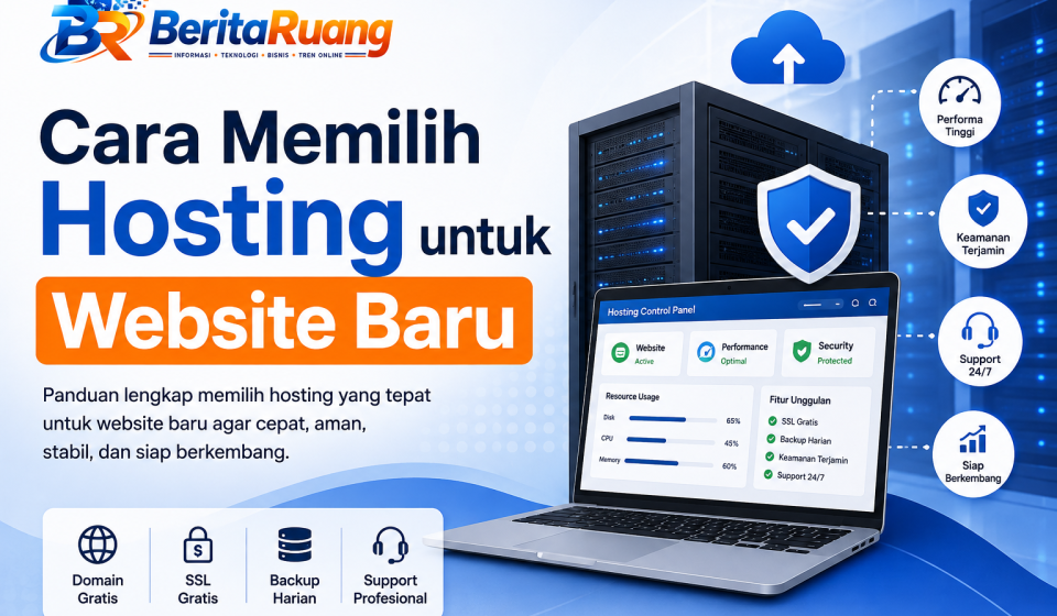 cara memilih hosting untuk website baru